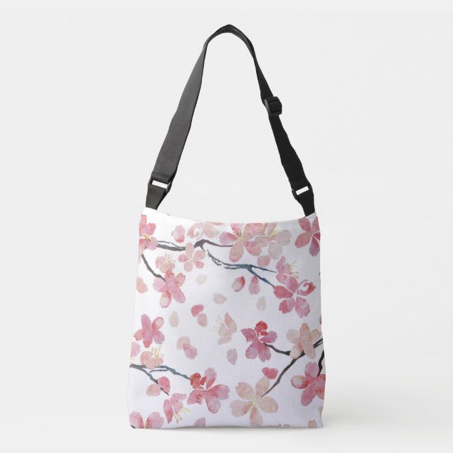 Bolsa Ajustável flores rosa (Frente)