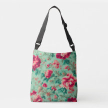 Flores Vermelhas e Folhas Verdes Extremas