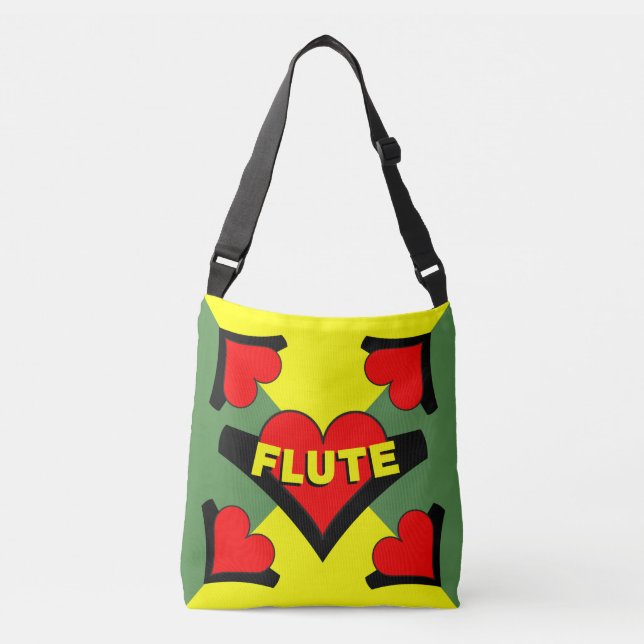 Bolsa Ajustável Flute Over Heart (Frente)