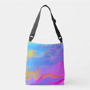 Bolsa Ajustável Fluxo acrílico abstrato - Breezes de verão