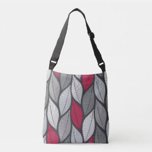 Bolsa Ajustável Folhas coloridas: padrão sem costura desenhado à m