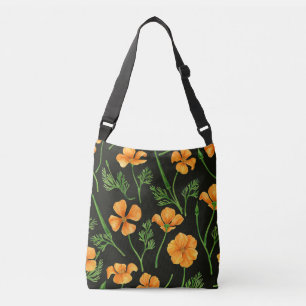 Bolsa Ajustável Folhas da Califórnia, flores no verão, verdinho