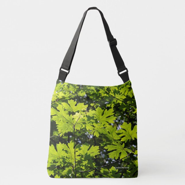 Bolsa Ajustável Folhas Daptadas pelo Sol na Floresta (Frente)