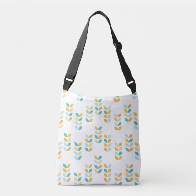 Bolsa Ajustável Folhas de bebês em Pastel (Frente)