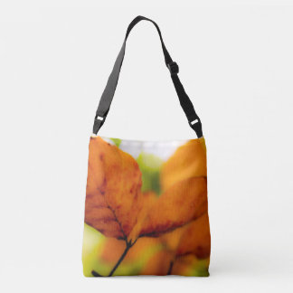 Bolsa Ajustável Folhas de outono de laranja