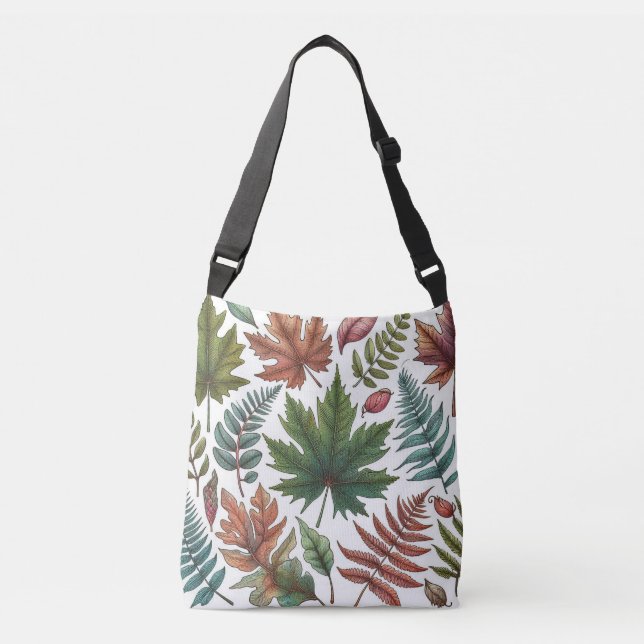 Bolsa Ajustável Folhas do outono (Frente)