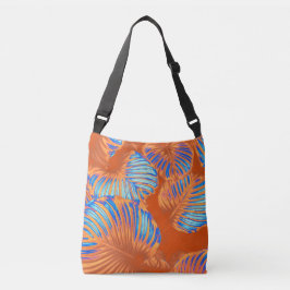 Bolsa Ajustável Folhas Tropicais Laranja Queimadas