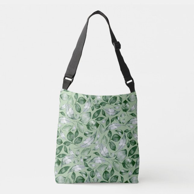 Bolsa Ajustável Folhas verdes (Frente)