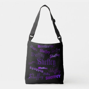 Bolsa Ajustável Fontes roxas do Sheffey