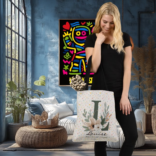 Bolsa Ajustável Força Radiante de Louise - Monograma de Bócio (Criador carregado)