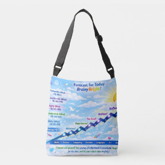 Bolsa Ajustável Forecast for Today: BrainyBright Weather!Tote bags