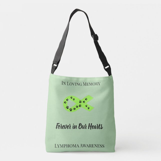 Bolsa Ajustável Forever In Our Hearts Lime Green Awareness (Verso)