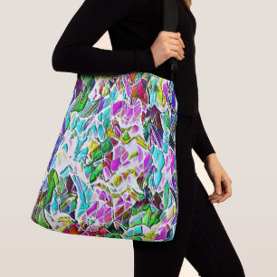 Bolsa Ajustável Forma de pedras muito coloridas mergulhadas em sop