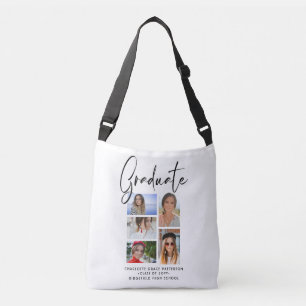 Bolsa Ajustável Formando Elegante de Graduação Multifoto de Scri