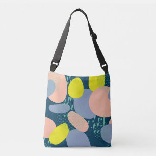 Bolsa Ajustável Formas Geométricas: Estilo Colorido de Memphis
