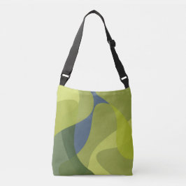 Bolsa Ajustável Formas orgânicas verdes, legal, modernas e ondulad