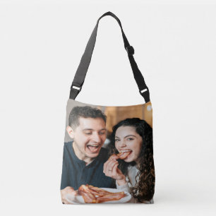 Bolsa Ajustável Foto de comer bacon personalizar customizar