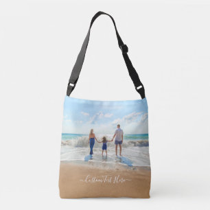 Bolsa Ajustável Foto e texto personalizados - seu próprio Design -