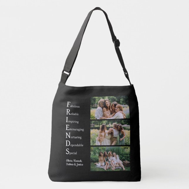 Bolsa Ajustável Foto personalizada dos AMIGOS (Verso)