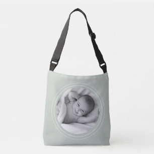 Bolsa Ajustável Foto: Sage Green Crossbody Bag
