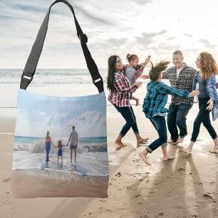 Bolsa Ajustável Fotos da família férias de cruzeiro de praia