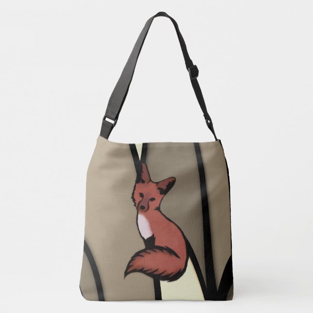 Bolsa Ajustável Fox vermelho manhoso (Verso)