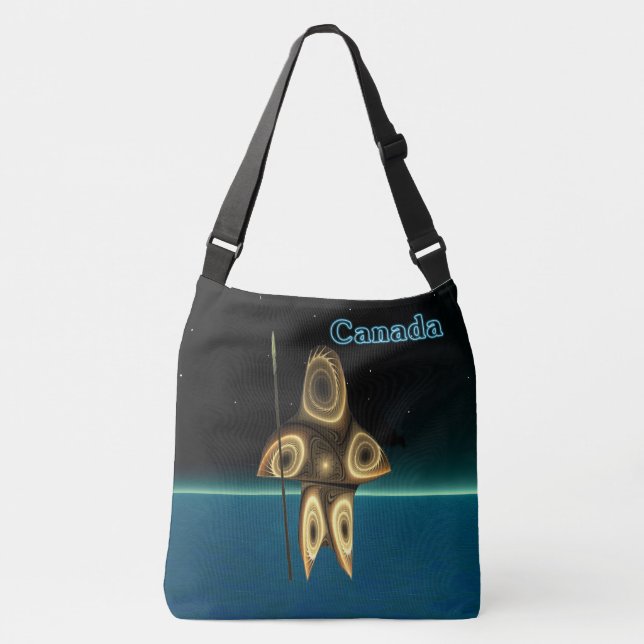 Bolsa Ajustável Fractal Inuit Hunter - Canadá (Frente)
