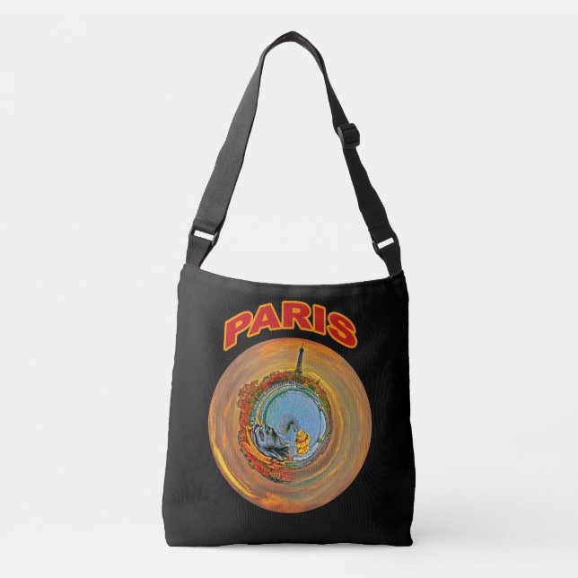 Bolsa Ajustável França Paris (Frente)