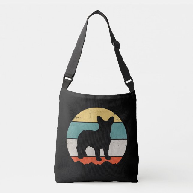 Bolsa Ajustável French Gift | Presente para o Bulldog Francês Vint (Frente)