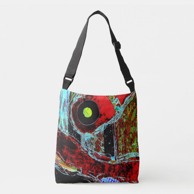 Bolsa Ajustável Frequency Serpent – Digital Abstract Energy Cross  (Frente)