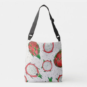 Bolsa Ajustável Fruta do dragão vermelho em branco