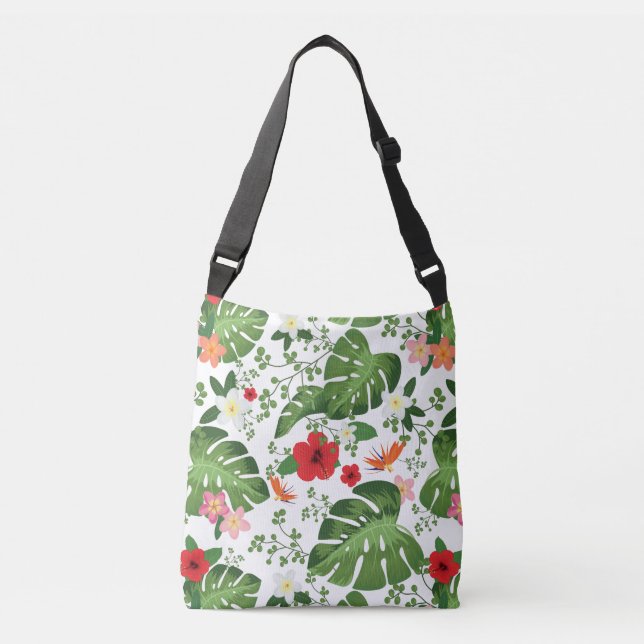 Bolsa Ajustável Fundo das Flores Tropicais 2 (Frente)