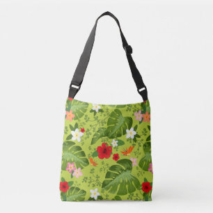 Bolsa Ajustável Fundo das Flores Tropicais 5