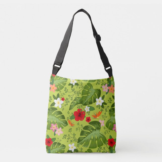 Bolsa Ajustável Fundo das Flores Tropicais 5 (Frente)