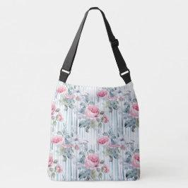 Bolsa Ajustável Fundo Floral Rosa Vintage Primavera