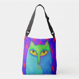 Bolsa Ajustável Funky Abstrato Cat