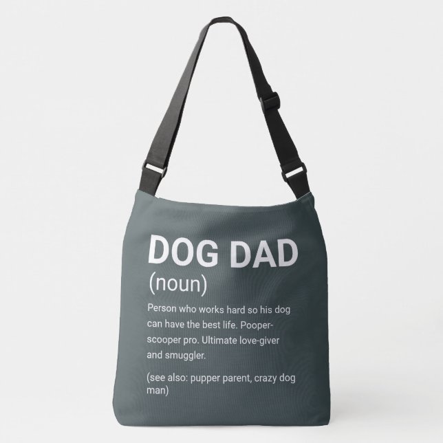Bolsa Ajustável Funny Dog Dad Definition (Frente)