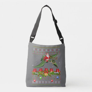 Bolsa Ajustável Funny Xmas Ugly Santa Riding Pterodactyl Bird Chri