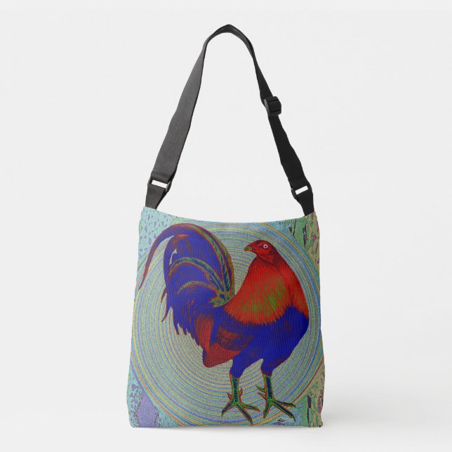 Bolsa Ajustável Gamecock: Impressionista Rooster (Frente)