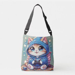 Bolsa Ajustável Gamer Cat. Jogador Reproduzível em Cozy Setting