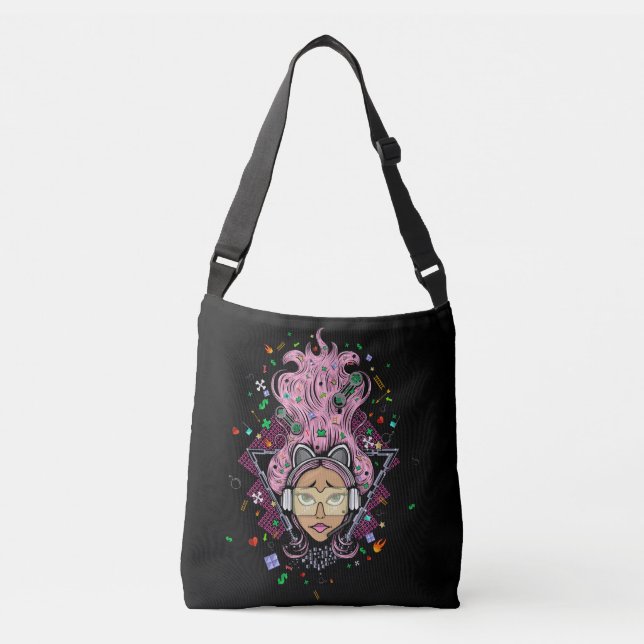 Bolsa Ajustável Gamer Girl (Frente)