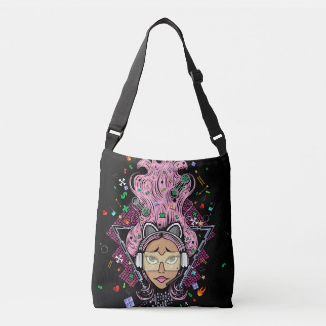 Bolsa Ajustável Gamer Girl (Frente)