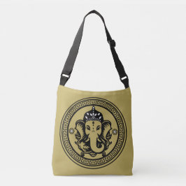 Bolsa Ajustável Ganesha Themed Hindu Art Print
