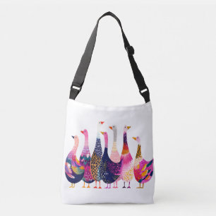 Bolsa Ajustável Gansos Coloridos Malucos