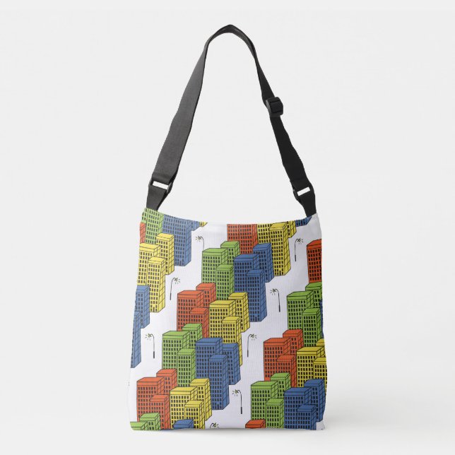 Bolsa Ajustável Garrafas De Vidro, Design de Padrão De Abstrato. (Frente)