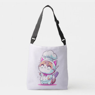 Bolsa Ajustável Gatinho Gatinho Gatinho Feliz de Padaria  