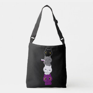 Bolsa Ajustável Gato Asexual Orgulho Gato, Pavilhão Ace, Pet Aman