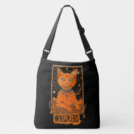 Bolsa Ajustável Gato Cósmico Tarot | Orange Feline Art