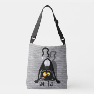 Bolsa Ajustável Gato de Cabeça para Baixo Personagem de Desenho An