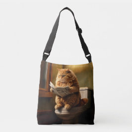 Bolsa Ajustável Gato Engraçado no Banheiro | Quirky Bathroom Humor